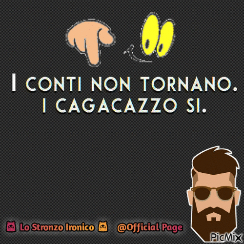 Pagina Facebook Lo Stronzo Ironico - Безплатен анимиран GIF