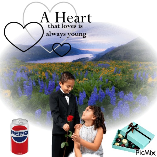 A Heart That Loves Is Always Young - PNG gratuit