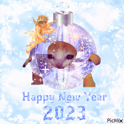 happy new year 2023 - Animovaný GIF zadarmo