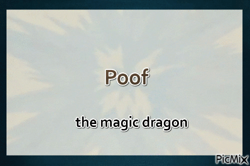 Poof The Magic Dragon - Gratis geanimeerde GIF