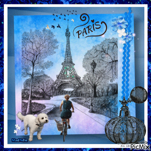petit tour à Paris - GIF animé gratuit