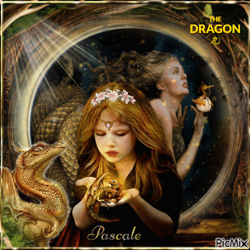 Fantasy "Les Dragons".. - Gratis animerad GIF