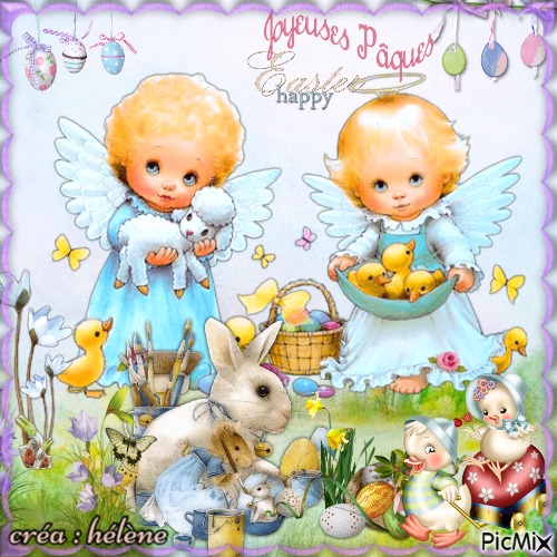 Joyeuses Pâques / Easter Happy - безплатен png