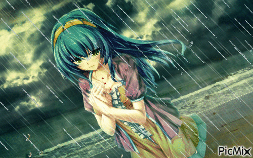 It's raining inside my heart - Ilmainen animoitu GIF