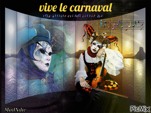 vive le carnaval - Безплатен анимиран GIF