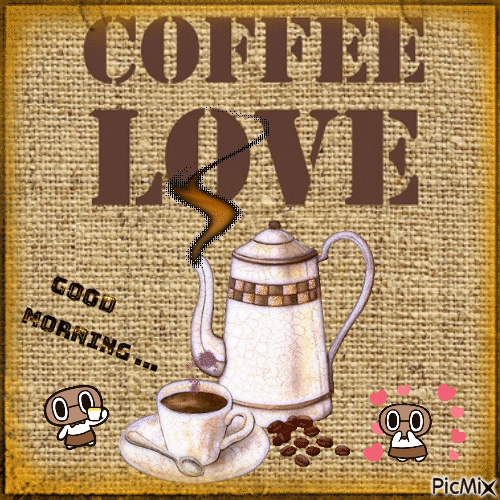 Coffee Love.. - GIF animado grátis