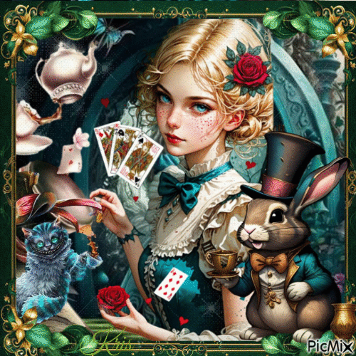 Alice au pays des merveilles n°2 - Free animated GIF
