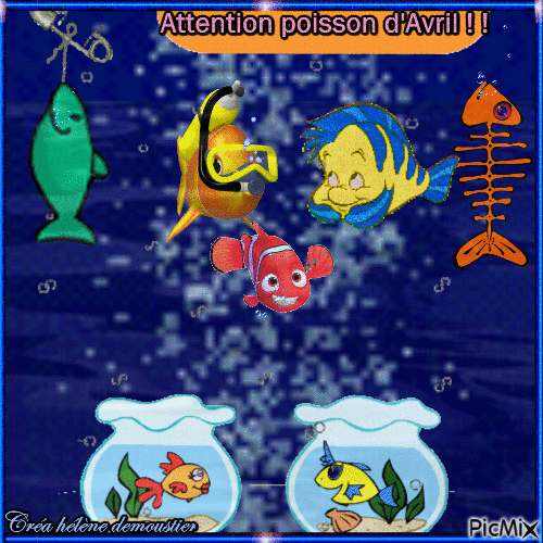 HD poisson d'avril 2 - Free animated GIF
