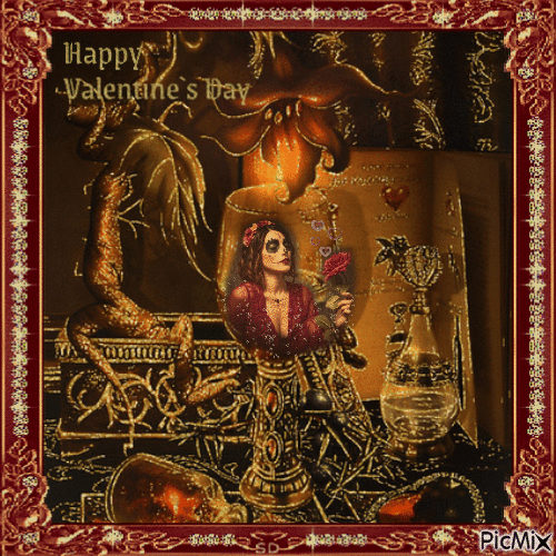 Valentinstag der Toten - Gothic - Besplatni animirani GIF
