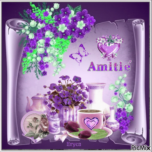 Message d'Amitié - Bezmaksas animēts GIF