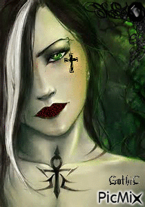 Gothic Witch! - Animovaný GIF zadarmo