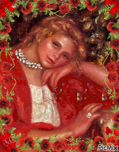 Painting by Auguste Renoir - Kostenlose animierte GIFs