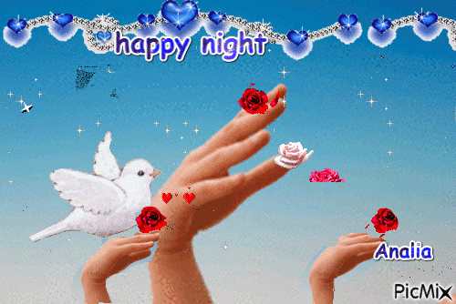 happy night - GIF animado gratis