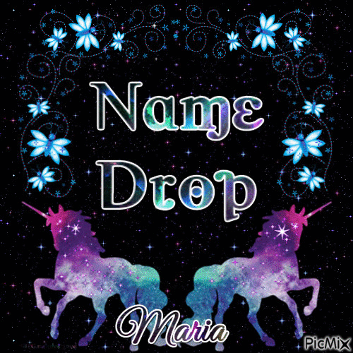 name drop - 免费动画 GIF