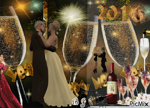 New Years 2016 - Бесплатни анимирани ГИФ