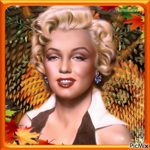 Marilyn Monroe automne. - nemokama png