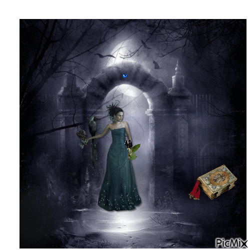 Lost gothic princess` - Free animated GIF