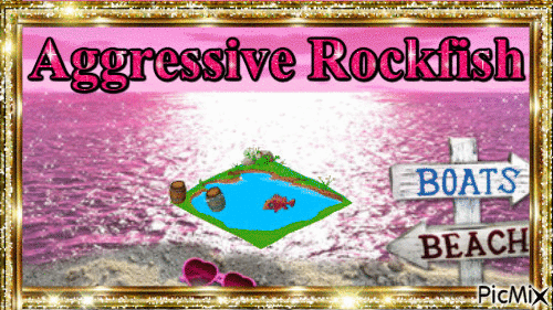 Aggressive Rockfish - Бесплатный анимированный гифка