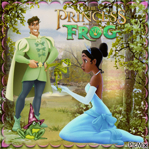 the princess and the frog - Darmowy animowany GIF