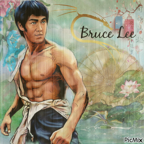 Bruce Lee - Gratis animerad GIF