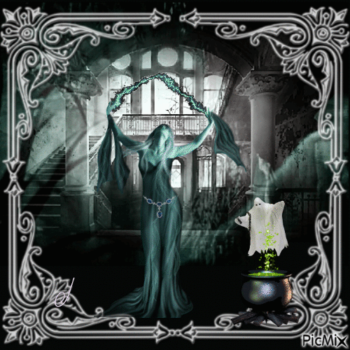 Danse hantée gothique - Besplatni animirani GIF