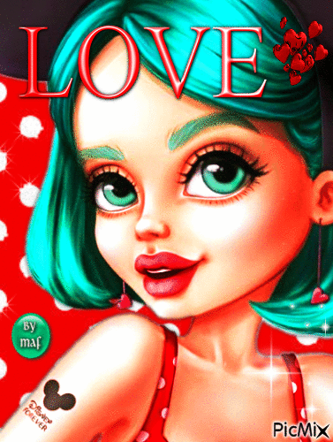 Love Mickey - Бесплатный анимированный гифка