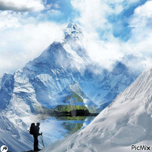Dentro de un glaciar - Darmowy animowany GIF
