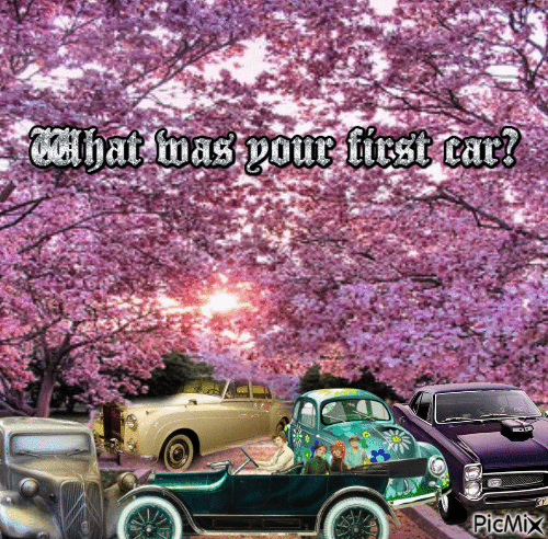 What was your first car - Ingyenes animált GIF