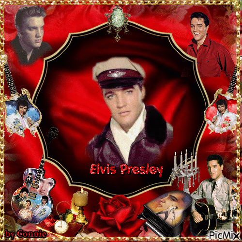Elvis Presley by Joyful226/Connie Hull - Darmowy animowany GIF