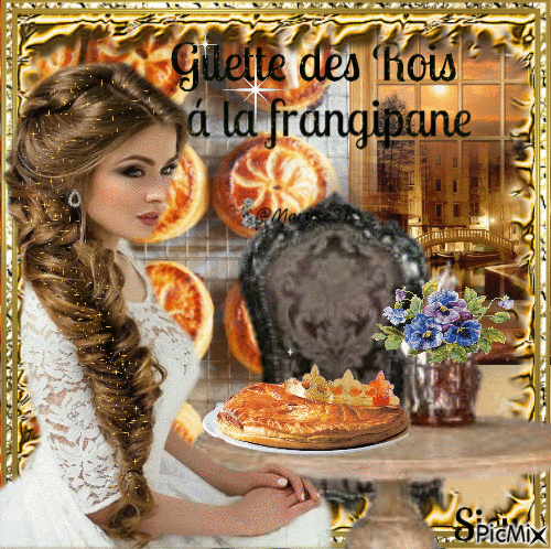Gilette des Rois á la frangipane.. - Bezmaksas animēts GIF