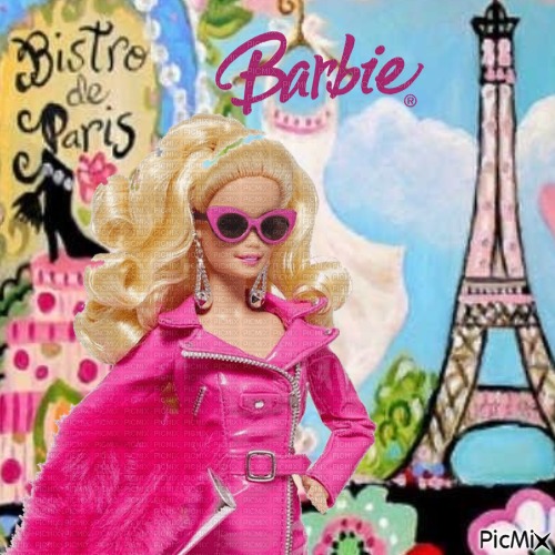 BARBIE A PARIS - nemokama png