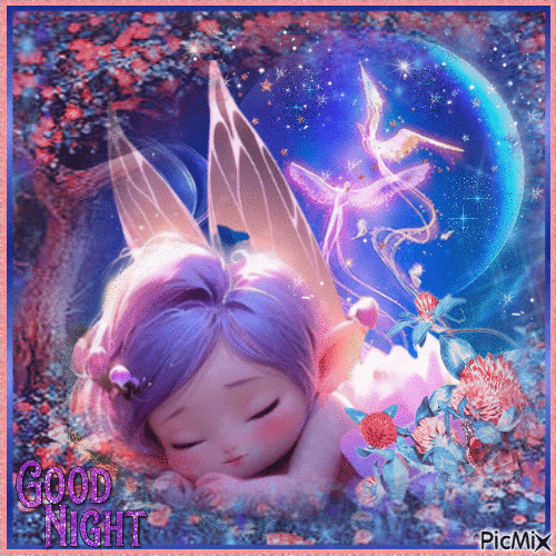 Sweet fairy dreams - GIF animé gratuit