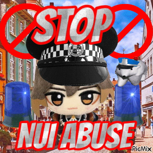 THIS IS A SAFE NUI AREA - Безплатен анимиран GIF