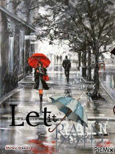 Let it rain - Darmowy animowany GIF