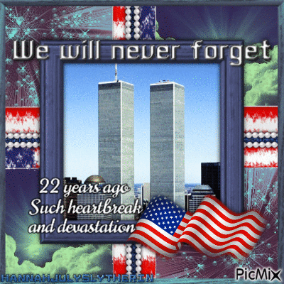 {{We will never forget. 22 Years On}} - GIF animé gratuit