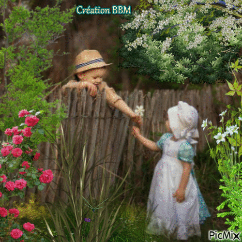 Deux petits amis par BBM - Zdarma animovaný GIF