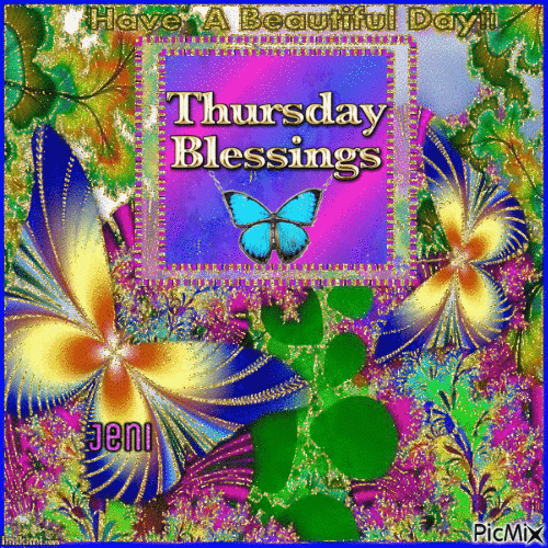 Thursday blessing - Gratis animerad GIF