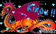 Kikou - GIF animate gratis