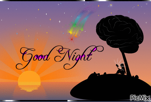 good night - Бесплатный анимированный гифка