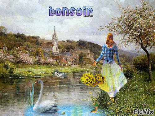 bonsoir - GIF เคลื่อนไหวฟรี