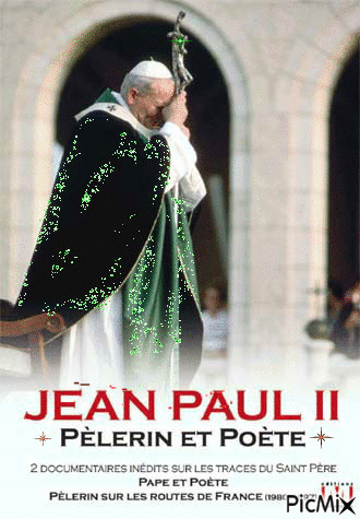 jean paul ii - Δωρεάν κινούμενο GIF