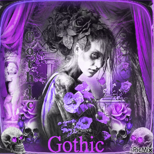 Purple Gothic - Zdarma animovaný GIF
