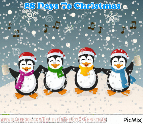 88 days to christmas - Бесплатный анимированный гифка