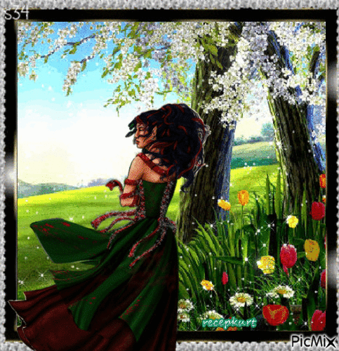 Spring love - Free animated GIF