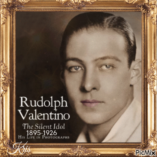 Rudolf Valentino 🌿🌺 - GIF animé gratuit