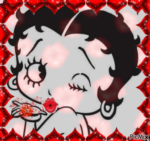 Betty Boop 1 - Бесплатный анимированный гифка