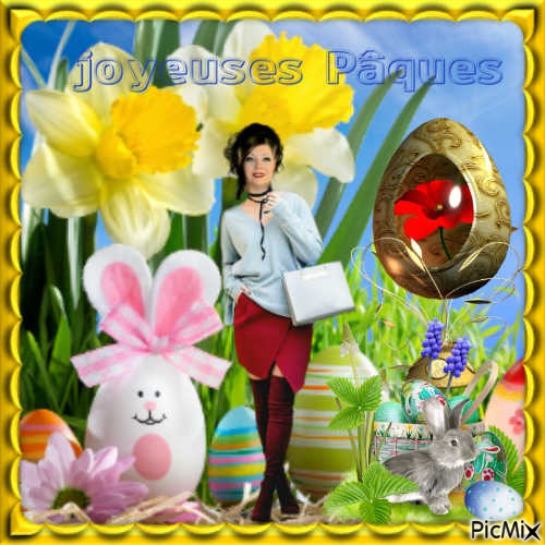 Bonnes Fêtes🐰🐰🐰Buona Pasqua,joyeuses Pâques,happy Easter,radosnej Wielkanocy, - Free PNG