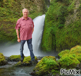 Водопад - Darmowy animowany GIF