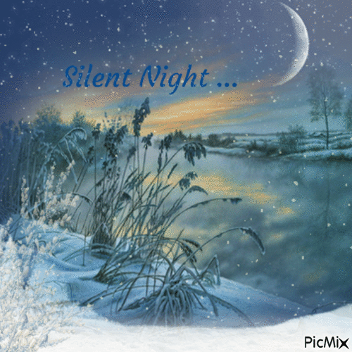 Silent Night - GIF animate gratis