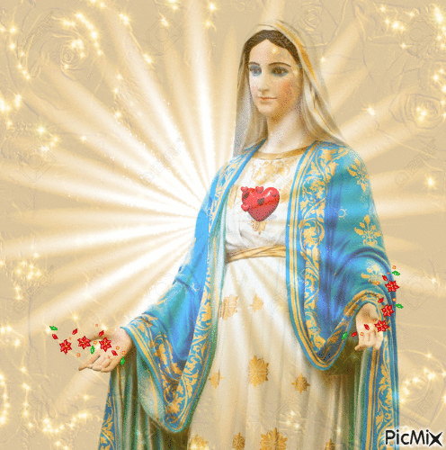 Virgen María - Animovaný GIF zadarmo